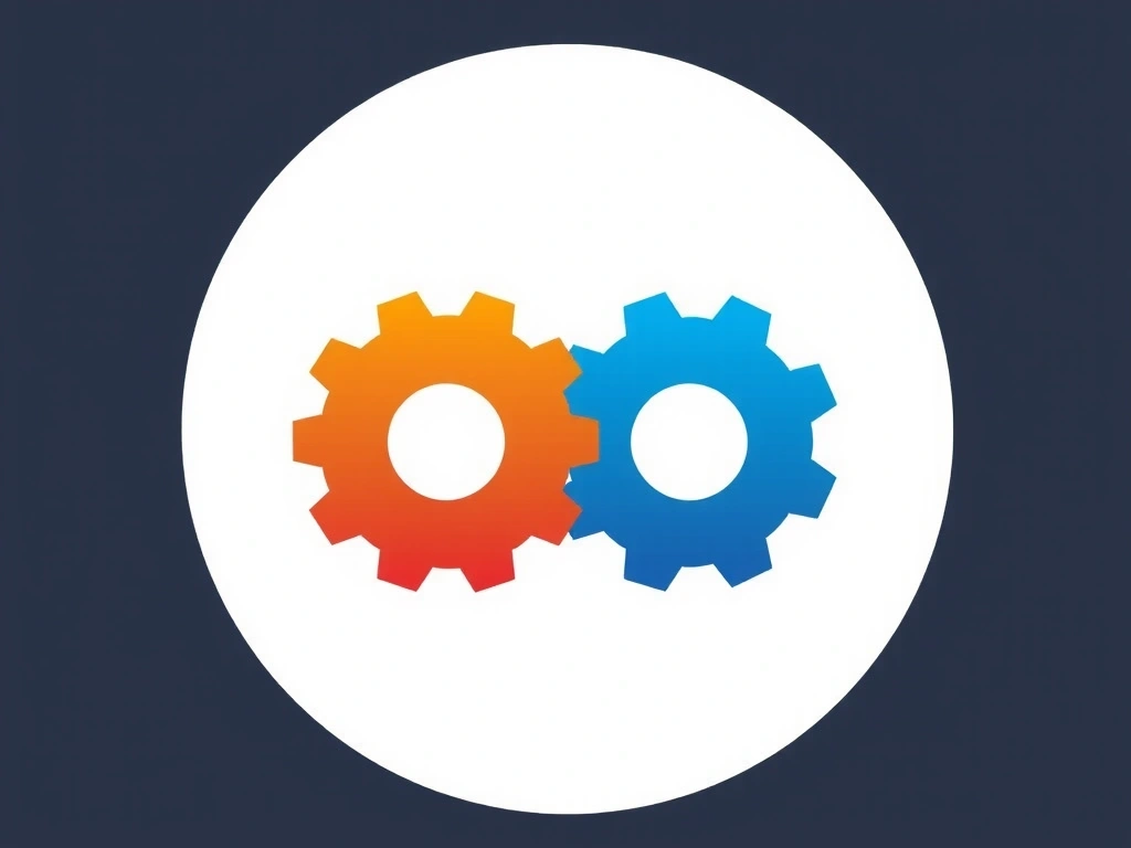 Icona di ingranaggi o ruote dentate, che simboleggia la funzionalità e la personalizzazione