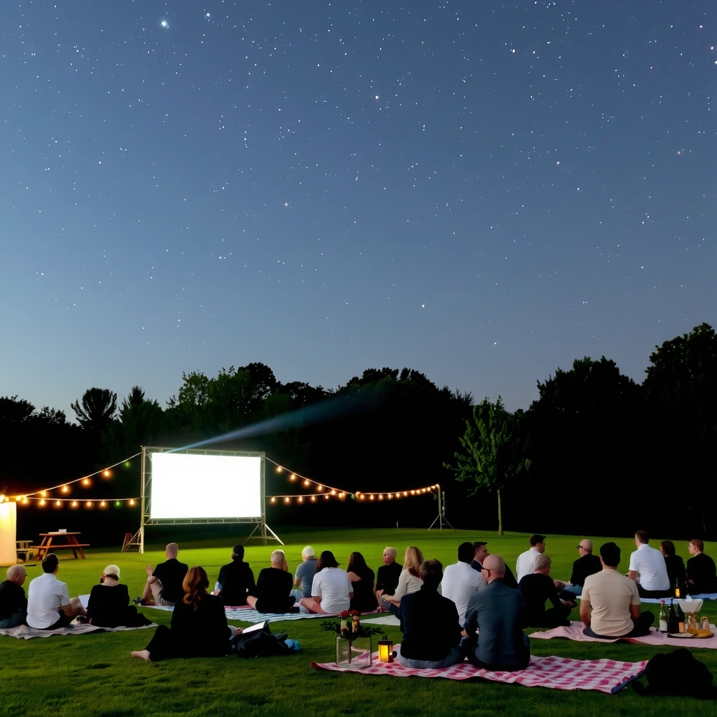 Festival del cinema all'aperto sotto le stelle